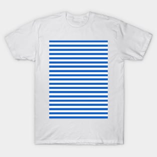 Blue and white stripes, classic pattern T-Shirt